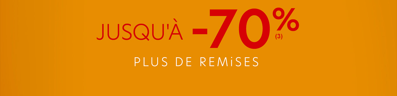 Jusqu'à -70%