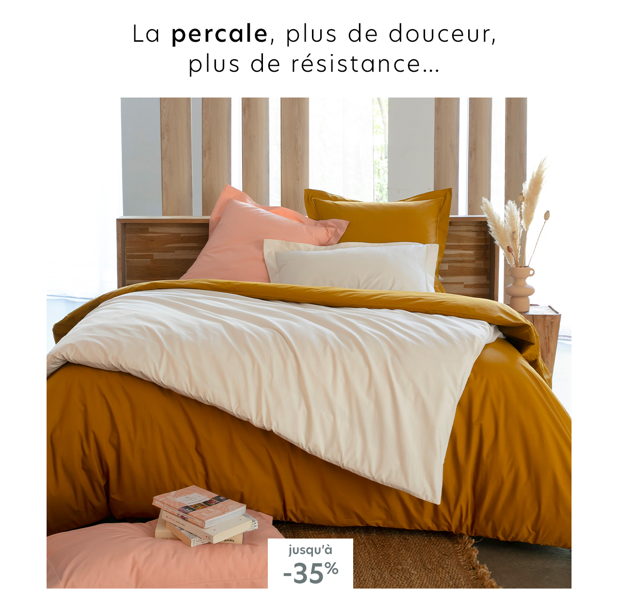 La percale, plus de douceur, plus de résistance&mldr;