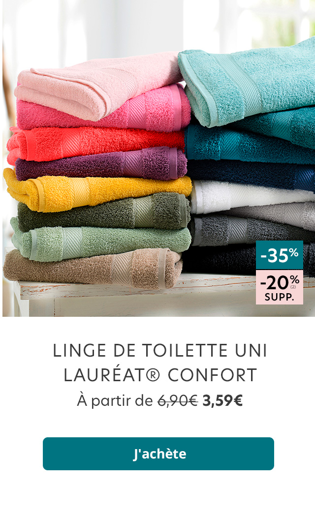 Linge de toilette uni