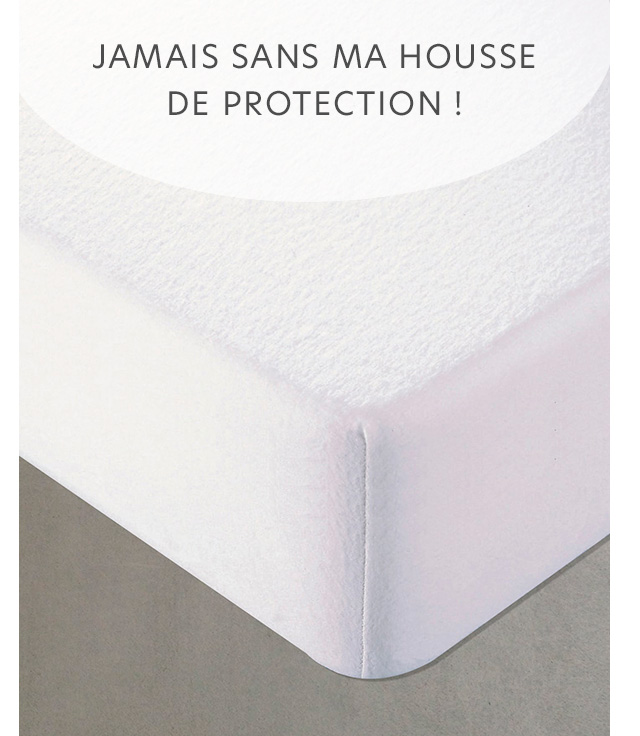 Jamais sans ma housse de protection