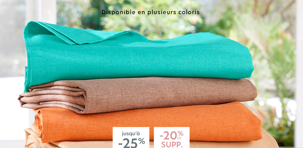 Nappe en polyester recyclé