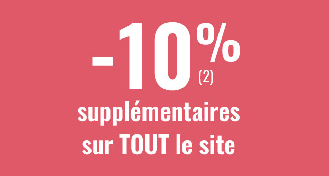 -10% supplémentaires