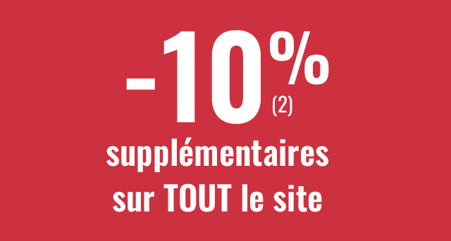 -10% supplémentaires