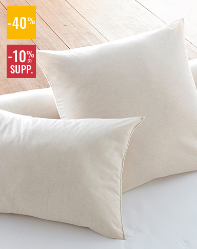 Oreiller et traversin Greenfill LIN /COTON bio