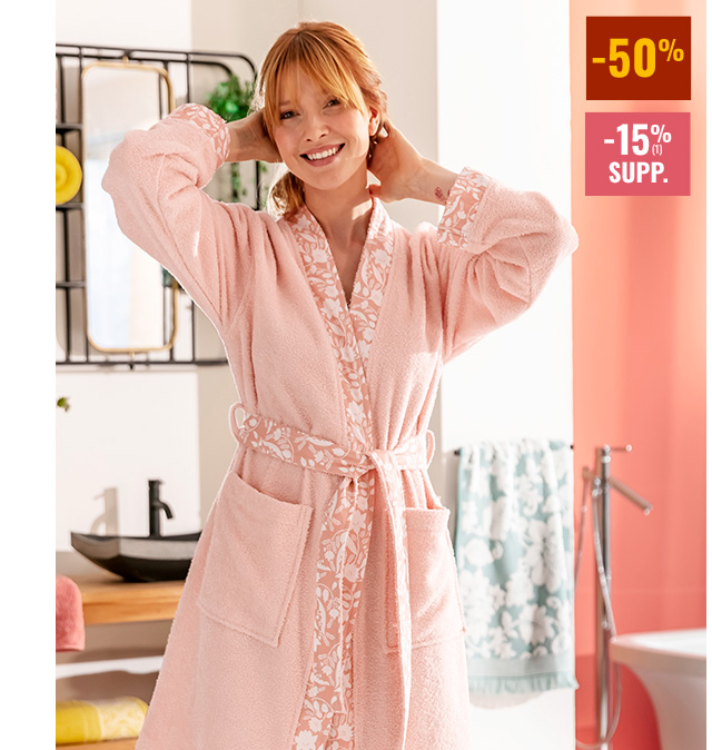 Peignoir de bain femme