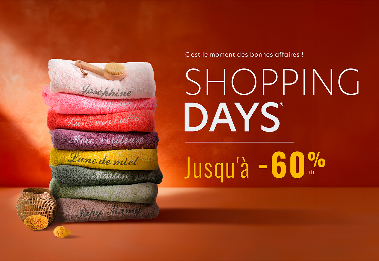 Shopping Days Jusqu'à -60%