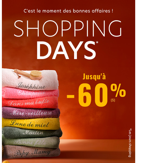 Shopping days