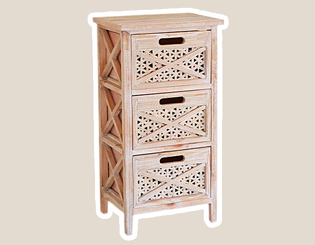 Plaid triple gaze de coton