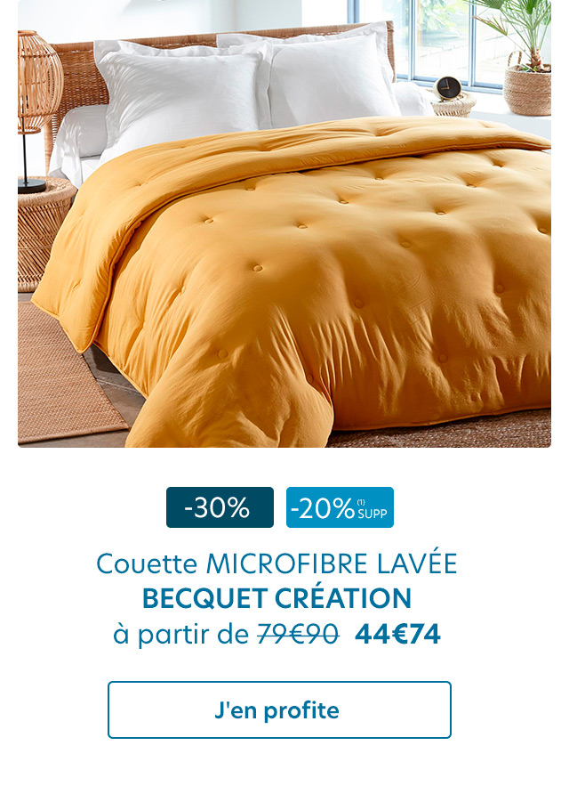 Couette MICROFIBRE LAVÉE