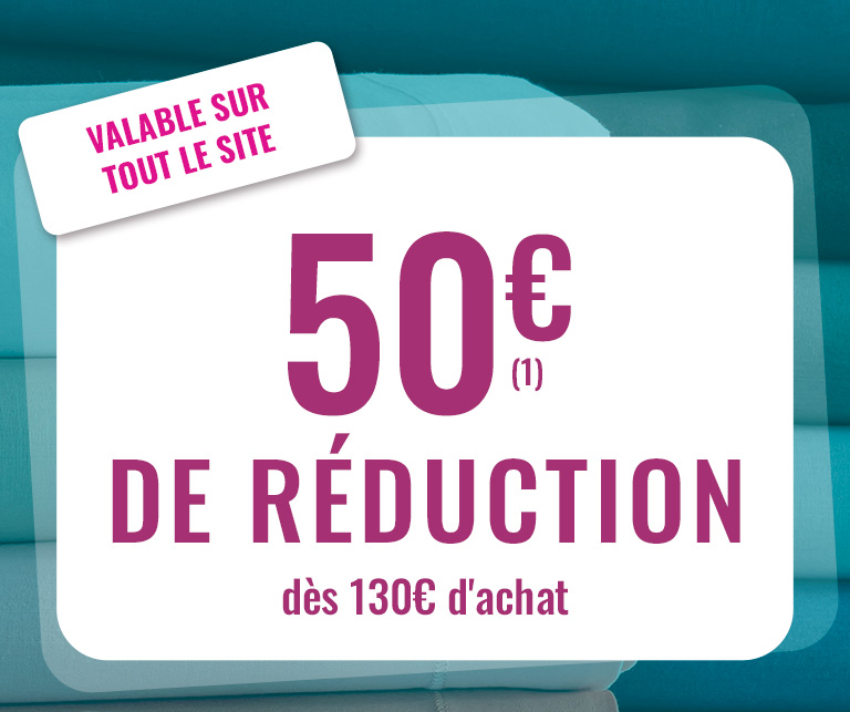 50€ de réduction