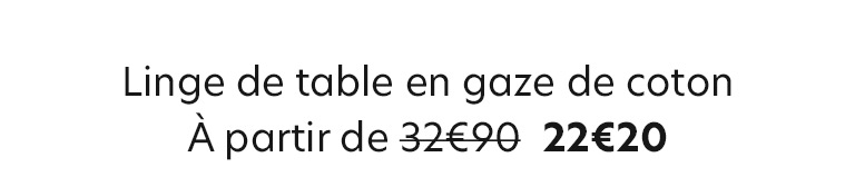 À partir de 22€20