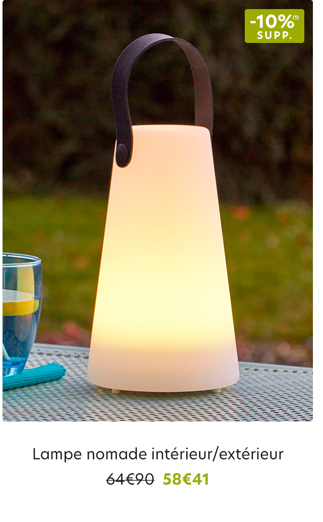 Lampe nomade 