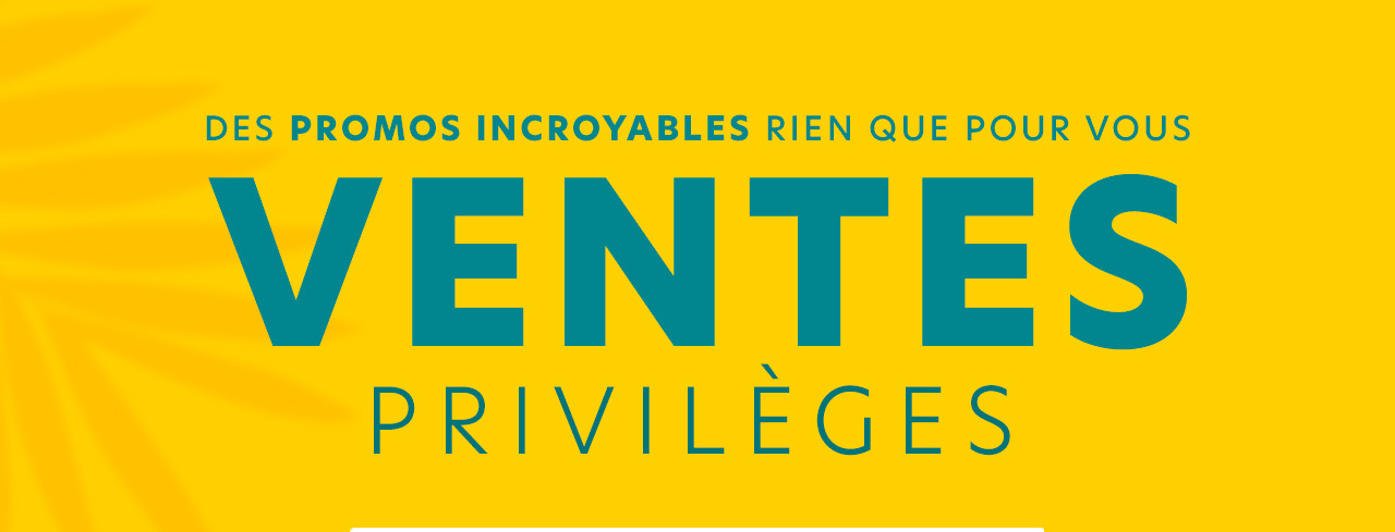 Ventes privilèges