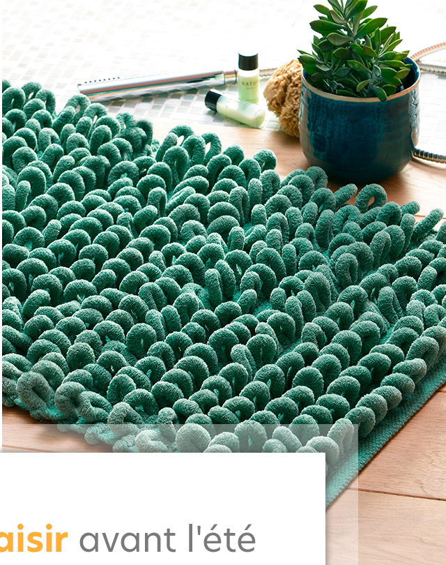 Tapis de bain chenilles