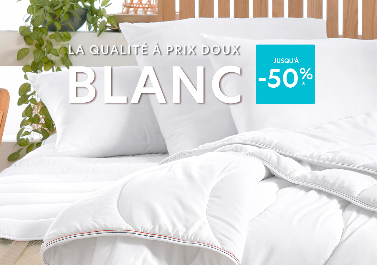 Le BLANC jusqu'à -50%