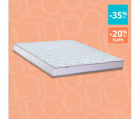 Matelas biconfort mousse