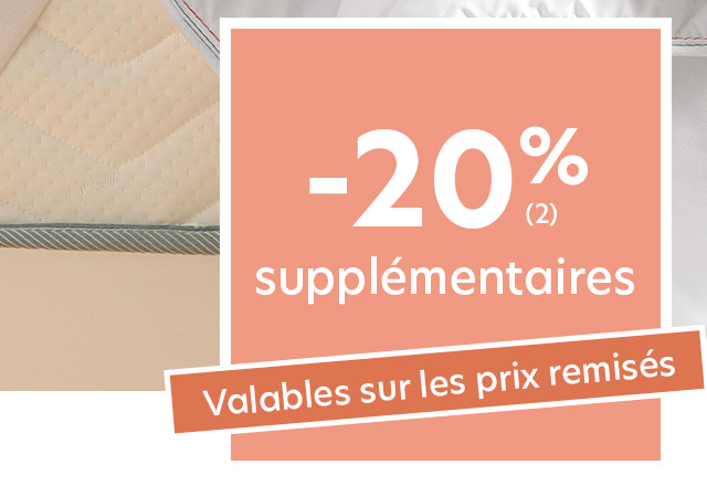 -20% supplémentaires