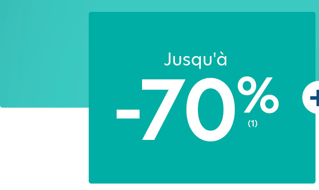 JUSQU'À -70%