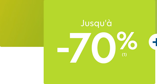 Jusqu'à -70%