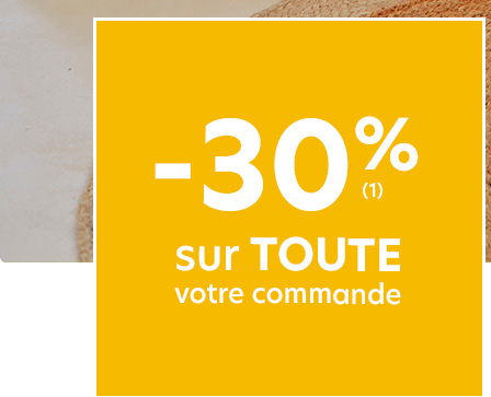 -30% sur votre commande