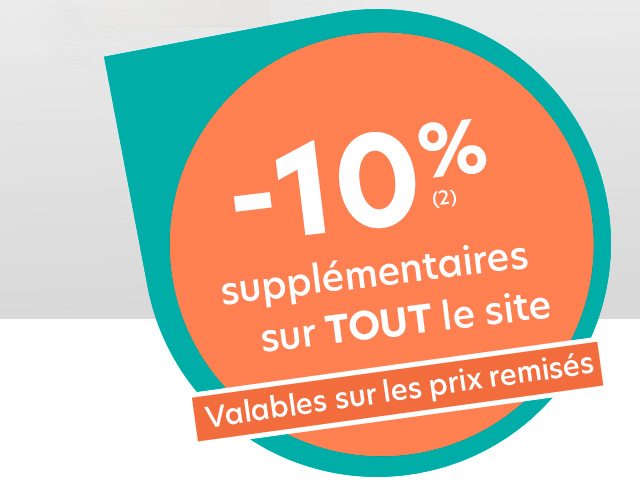 -10% supplémentaires