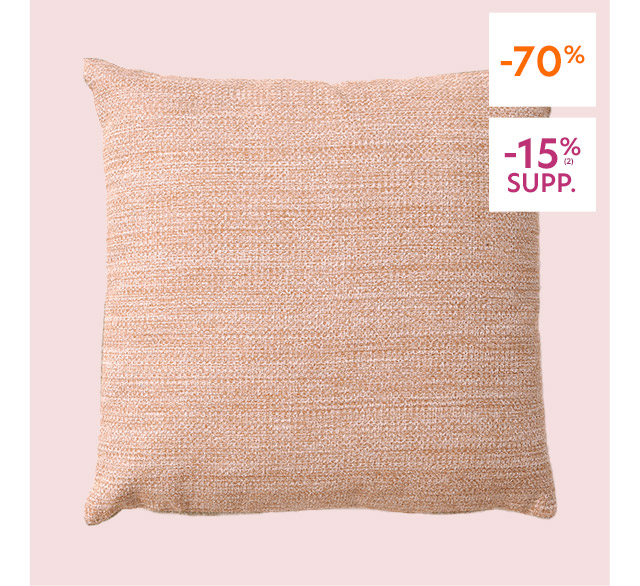 Housse coussin velours