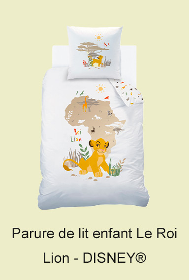 Parure de lit enfant 2 pièces Le Roi Lion - DISNEY®