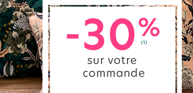 -30% sur votre commande