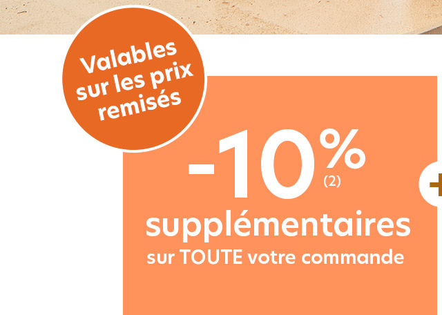 -10% supplémentaires