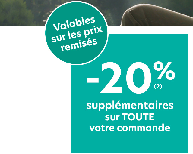 -20% supplémentaires