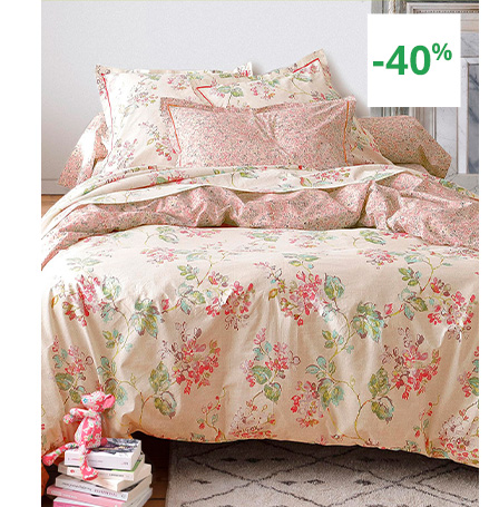 Linge de lit fleurs