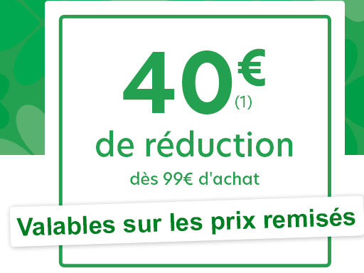 40€ de réduction