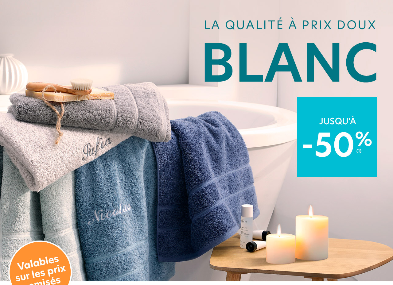 Le Blanc jusqu'à -50%