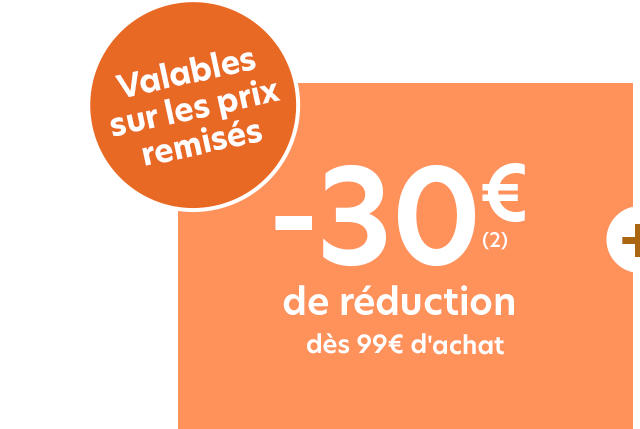 30€ de réduction