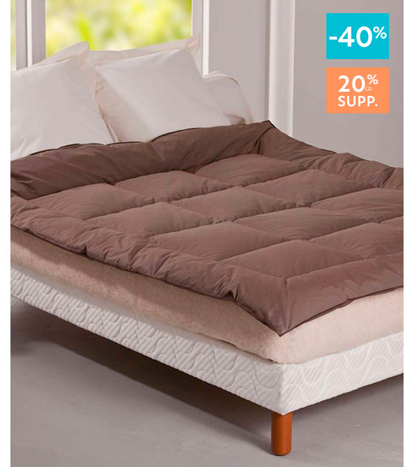 Édredon DUVET D'OIE 2 conforts