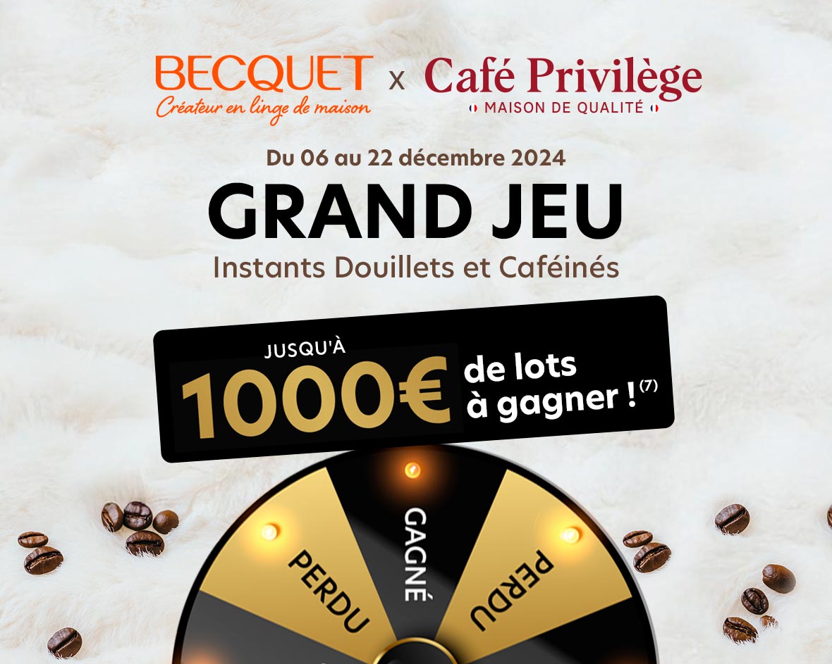 Grand jeu Becquet x Café Privilège