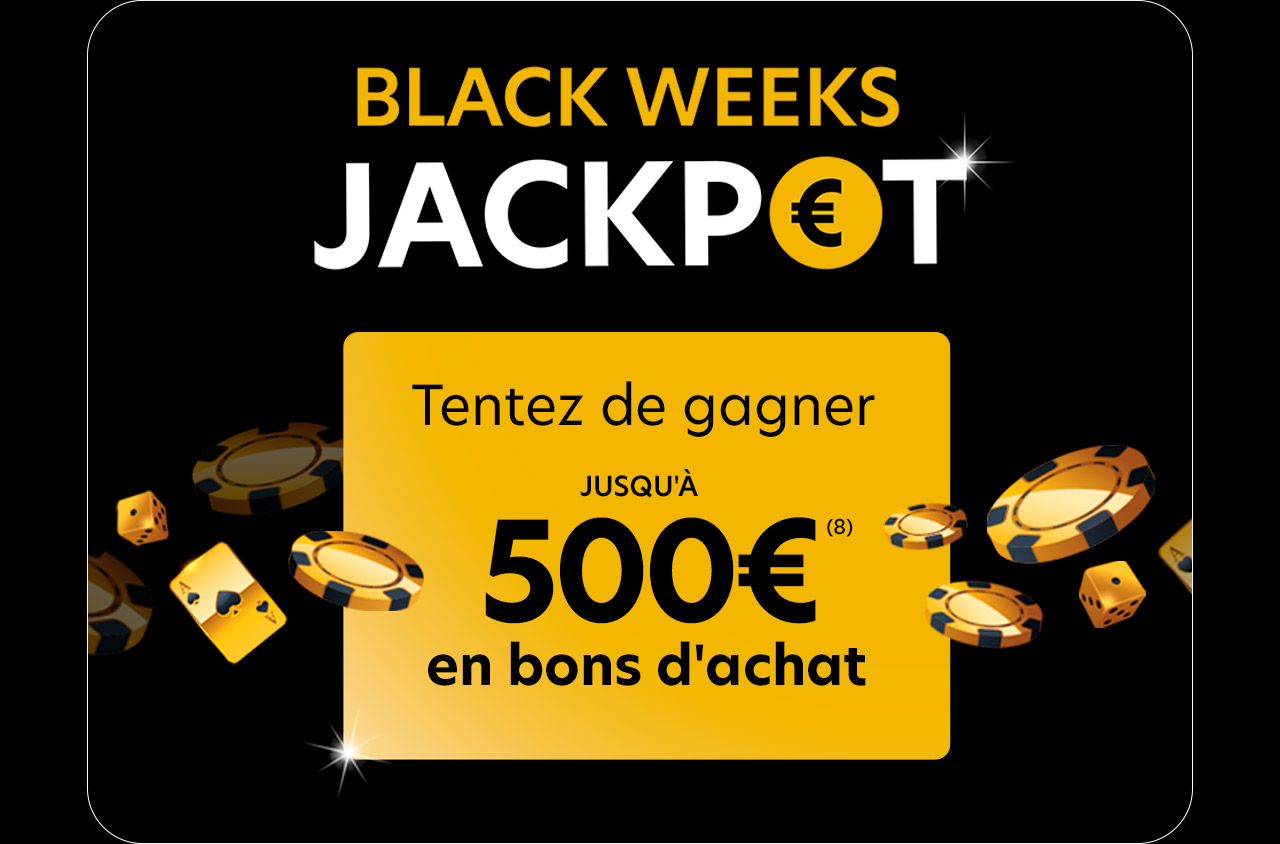 Tentez de gagner jusqu'à 500€ en bons d'achat