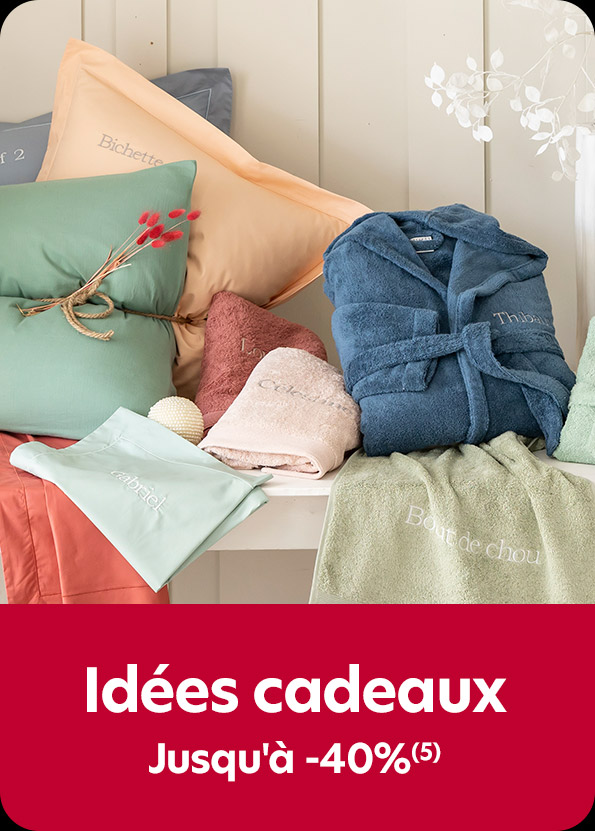 Ides cadeaux jusqu'à 40%