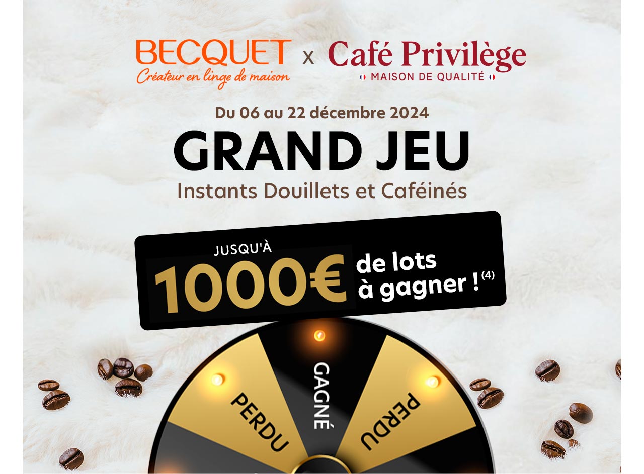 Grand jeu Becquet x Café Privilège