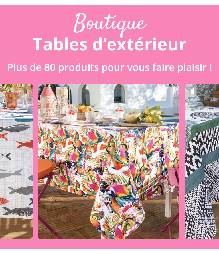 Boutiques Tables d’extérieur