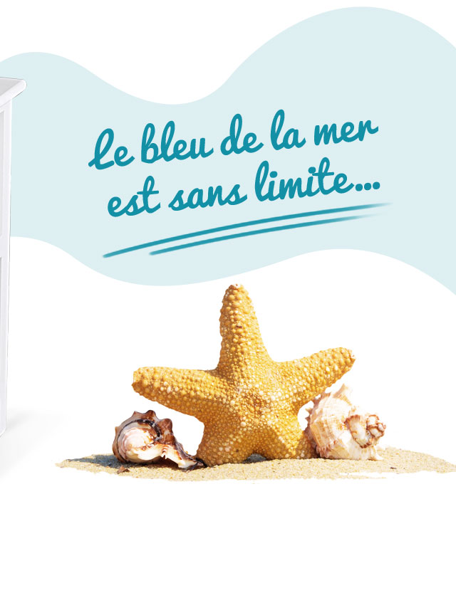 Le bleu de la mer  est sans limite&mldr;