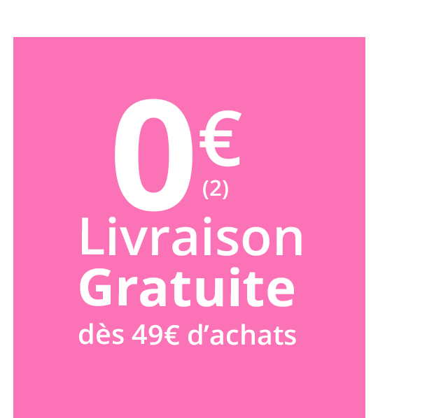 Livraison Gratuite dès 49€ d’achats