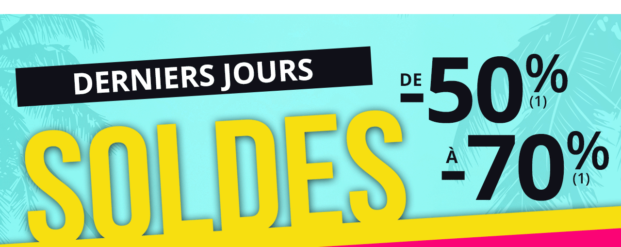 SOLDES de -50 à -70%