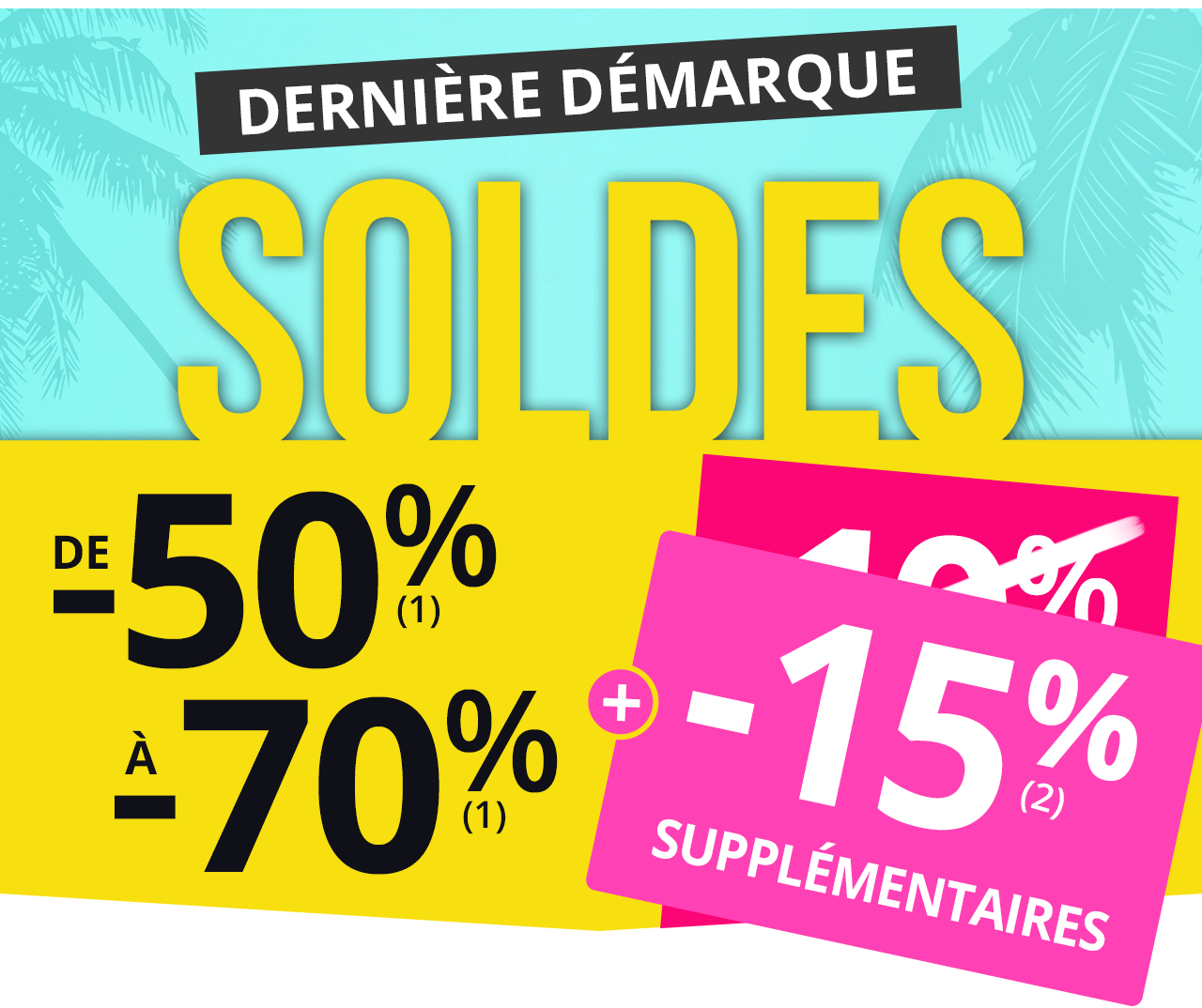 Soldes dernières démarque