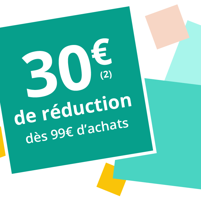 30€ de réduction