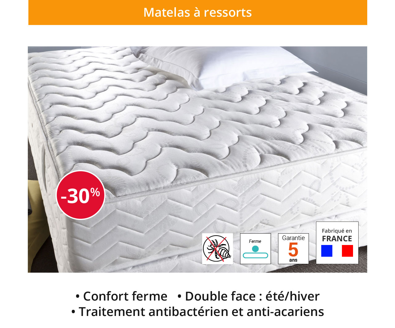 Matelas à ressorts