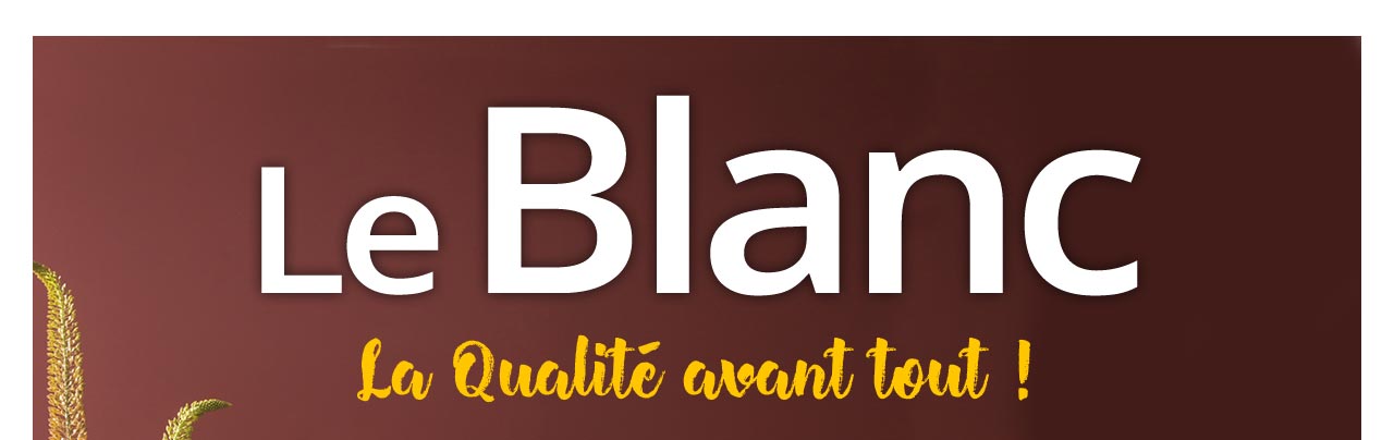 Le BLANC d'automne