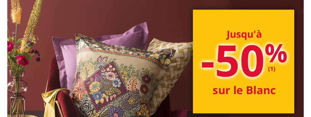 Le blanc jusqu'à -50%
