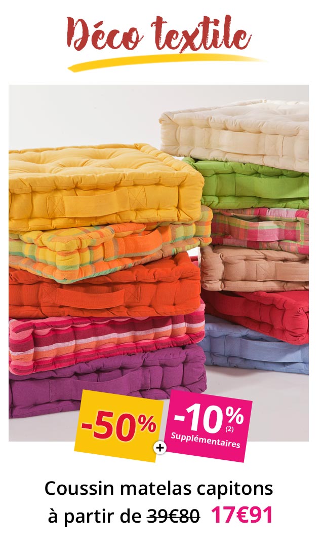 Coussin matelas capitons