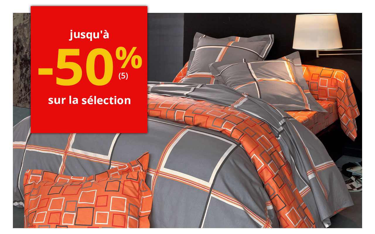 Jusqu'à -50% sur la sélection